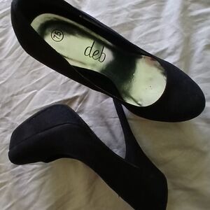 Deb Classic Black Heels for Women